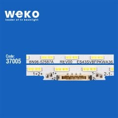 6539 37005X2 BN96-52587A REV00 ES43SV8FPKWA36  2 ADET LED BAR (36LED)