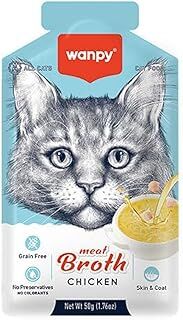 Wanpy Kediler için Tavuk Eti Çorbası 50g