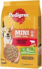 Pedigree Küçük Köpek Biftekli ve Sebzeli, 2 Kg
