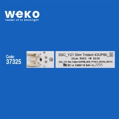 6656 37325X5 SSC_Y21 SLIM TRİDENT 43UP80_S 5 ADET LED BAR