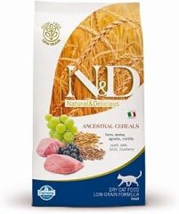 N&D Ancestral Grain Kedi Kuzu, Kılçıksız Buğday, Yulaf & Yaban Mersini Yetişkin 1.5 kg