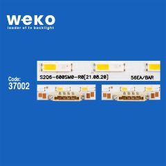 6692 37002X2 S2Q6-600SM0-R0  2 ADET LED BAR TWO COLOR (İKİ RENK) (56LED)