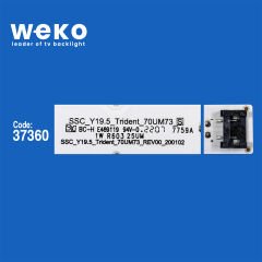 6706 37360X5 SSC_Y19_TRIDENT_70UM73_S  5 ADET LED BAR