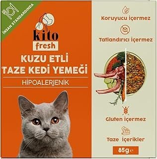 Kito Fresh Kuzu Etli Kedi Yemeği