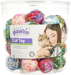 Pawise Kedi Oyuncağı Örme Top 48 Adet 3,8Cm Kutulu