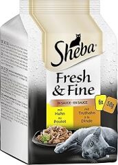 Sheba Fresh&Fıne Kümes Hayvanları Seçkisi 6x50 Gr