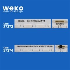 6717 37373X1 37374X1 65HR720S72A4 /B4 V4 2 ADET LED BAR (72LED)