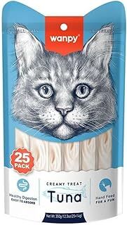 Wanpy Ton Balıklı Krema Kedi Ödülü 14 Gr X 25 Adet