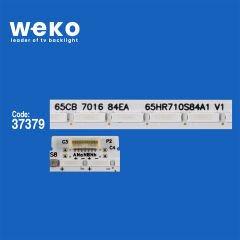 6722 37379X2 4C-LB6584-HR06K 7016 84EA  2 ADET LED BAR  (MAVİ IŞIK ÇİFT SOKET) (84LED)