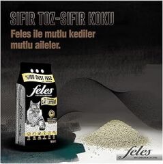 Feles Kedi Kumu 10 Lt Aktif Karbonlu