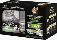 PRO PLAN Sterilised Somonlu Kuru Kedi Maması 1.5 kg +3 Pouch Hediye