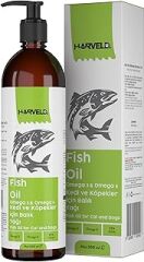 HARVELD Fish Oil Kedi Köpek Omega 3 Omega 6 Kaynağı Eklem Sağlığı Bağışıklık Destekleyici Balık Yağ 200ml