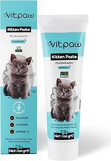 vitpaw Kitten Paste 100 Gr.(YAVRU & ANNE KEDİ BAĞIŞIKLIK DESTEKLEYİCİ MULTİVİTAMİN MALT) Yavru Kedi Vitamin