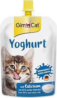 GimCat Yoğurt Kediler İçin Tamamlayıcı Mama, Zengin Protein, Sindirime Yardımcı 150 g