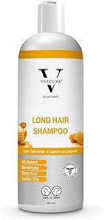 Vetcure Long Hair Kedi ve Köpekler İçin Ballı Uzun Tüylü Şampuan 400 ML