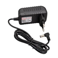 PM-8115 12 VOLT - 1.5 AMPER 5.5*2.5 MM UÇLU PLASTİK KASA PRİZ TİPİ ADAPTÖR