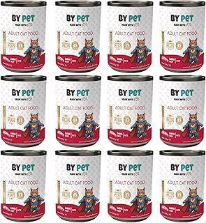 bypet Yetişkin Kediler İçin Dana Etli Konserve Yaş Mama 415 gr x 12 Adet