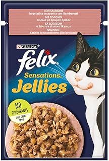 Felix Sensation Somon & Karidesli Kedi Yaş Mama (26 x 85 gr)