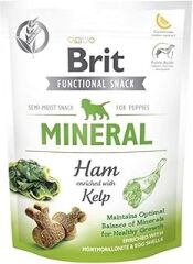 Brit Care Functional Snack Sağlıklı Büyümeyi Desteklemek İçin, Tahılsız, Jambon Ve Yosunlu, Fonksiyonel Yavru Köpek Ödülü, 150 g