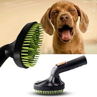 BUFFER® Süpürgeye Takılabilir Ergonomik Kedi Köpek Tüy Tarama Fırçası, 15 x 10 x 12 cm