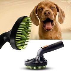 BUFFER® Süpürgeye Takılabilir Ergonomik Kedi Köpek Tüy Tarama Fırçası, 15 x 10 x 12 cm