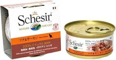 Schesir Yetişkin Kedi Konservesi 70 Gr Ton Balıklı + Somonlu