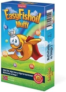 EasyFishOil Multi + Omega 3 30 Çiğnenebilir Jel Form
