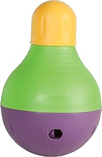 Starmark Bob-A-Lot Interaktif Pet Oyuncak, Büyük, Sarı/Yeşil/Mor