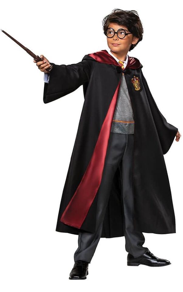 Harry Potter Gryffindor Cübbe Çocuk Boy - Harry Potter Kostümü 7-8 Yaş