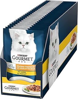 Gourmet Perle Izgara Tavuklu Tam Yaş Kedi Maması (26 x 85 gr)