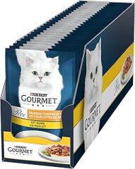 Gourmet Perle Izgara Tavuklu Tam Yaş Kedi Maması (26 x 85 gr)