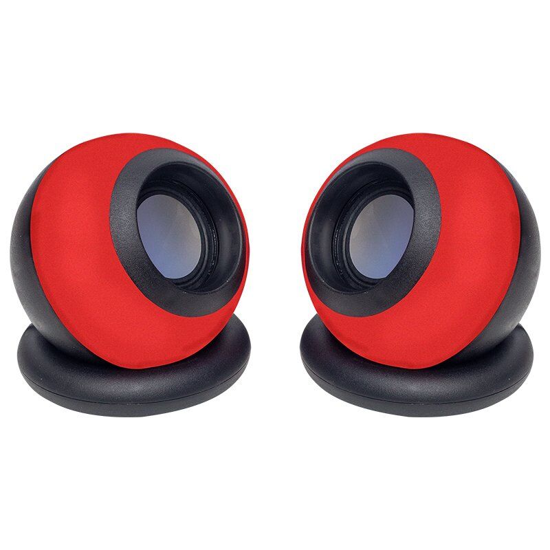 D-08L 1+1 USB MİNİ OVAL HOPARLÖR - SPEAKER (2*3 WATT - 4 OHM)