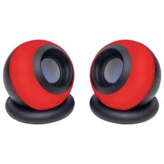 D-08L 1+1 USB MİNİ OVAL HOPARLÖR - SPEAKER (2*3 WATT - 4 OHM)