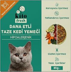 Kito Fresh Dana Etli Kedi Yemeği