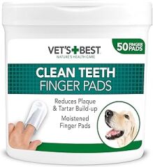 Vet's Best Veteriner Diş Dogs için temizleme tamponu, 50 sürüsü