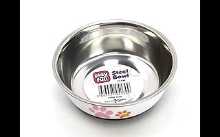PF-4070-Playfull Çelik Mama veya Su Kabı 12 Cm