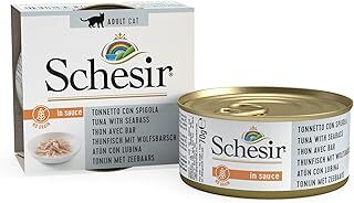 Schesir Yetişkin Kedi Konservesi 70 Gr Ton Balıklı + Levrek Etli