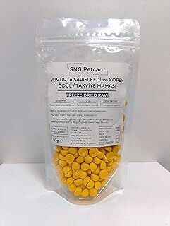SNG Petcare Freeze-Dried Çiğ Yumurta Sarısı Kedi ve Köpek Ödül/Takviye Maması 80g