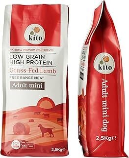 Kito Doğal Besi Kuzu Etli Yetişkin Mini Irk Köpek Maması 2.5 KG