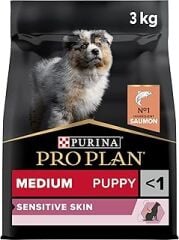PRO PLAN Medium Puppy Somonlu Tam Kuru Orta Irk Yavru Köpek Maması, 3 kg