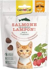 Gimcat Crunchy Snacks Salmon & Raspberry Tahılsız Kedi Ödülü 50 gr