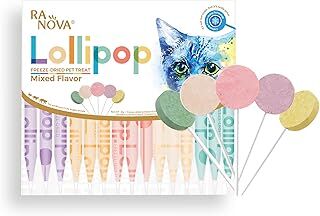 RA NOVA Kediler Için Karışık Lezzetli Lolipop *1.4g *15'li