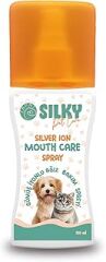 Silky - Kedi/Köpekler için Ağız Bakım Spreyi (Gümüş İyonlu - 100ml)