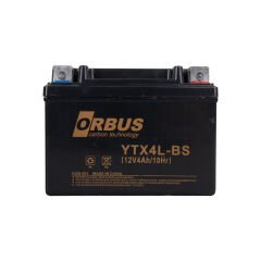 YTX4L-BS 12V 4A MOTOSİKLET AKÜSÜ (114 X 66 X 88 MM) (1.6KG)