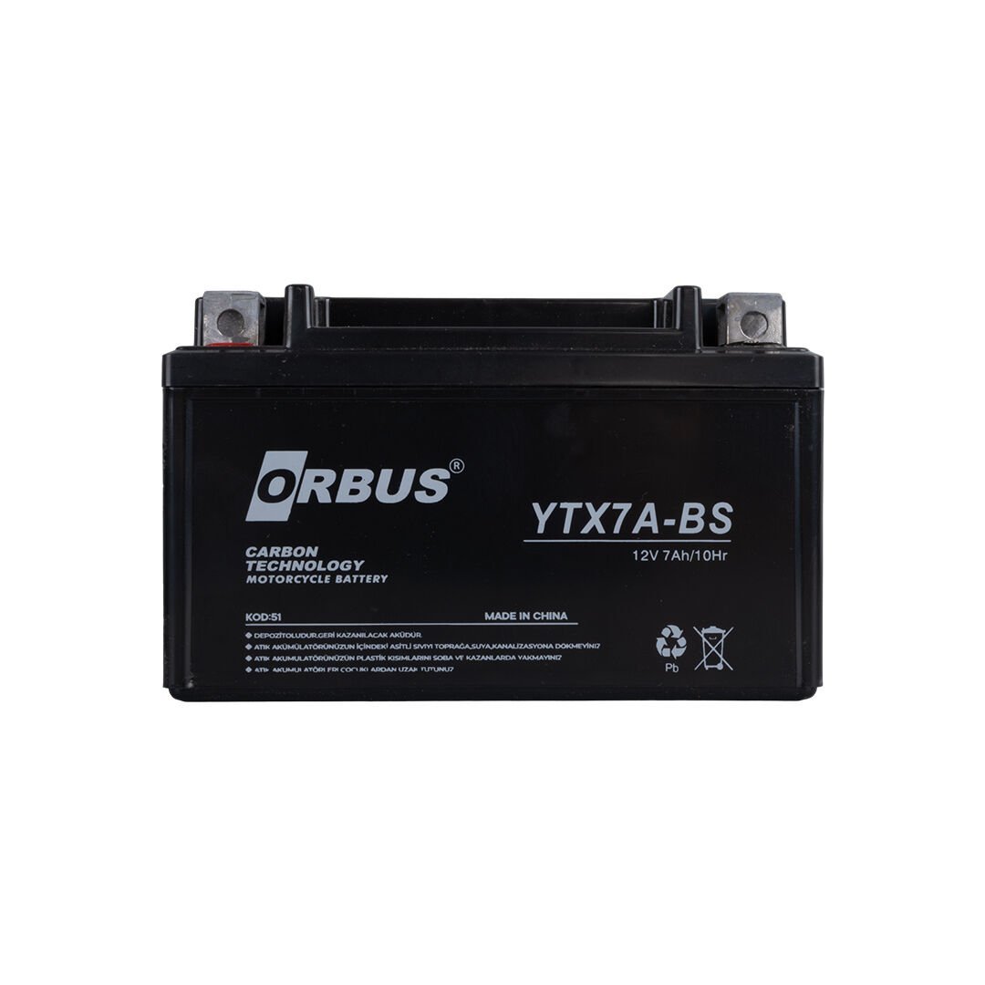 YTX7A-BS 12V 7A MOTOSİKLET AKÜSÜ (152 X 88 X 98 MM) (2.5KG)