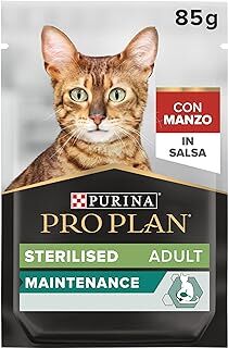 Pro Plan Pouch Sos İçinde Sığır Etli Kısırlaştırılmış Kediler için Yaş Kedi Maması 85gr x 26 Adet