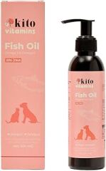 Kito Balık Yağı 200 ml (Kedi ve Köpekler için Omega 3 & 6 İçerikli Deri, Tüy, Eklem ve Kalp Sağlığı Destekleyici Balık Yağı)