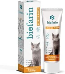 biofarin Kısır Kediler için Tüy Yumağı Önleyici Multivitaminli Malt Macun 100 gr (Steril Paste)