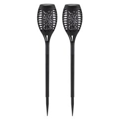 PM-15940 12 LEDLİ IP44 ALEVLİ KUTULU TEKLİ PAKET SOLAR BAHÇE AYDINLATMA