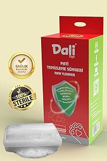 Dali Pet Köpek ve Kedi Pati Temizleyici Sünger%100 Steril – Taşınabilir, Uzun Ömürlü, Kolay Kullanım – Kirli ve Çamurlu Evcil Hayvan Pati için, Evcil Hayvan Bakımı, Tekli Paket